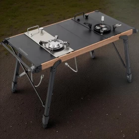 Porodo Lifestyle Cooking Set – Dual Stove Camping Table
