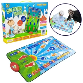 Educational Interactive Prayer Mat with Step Guide for Kids-Battery