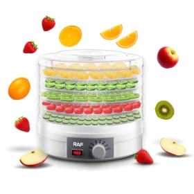 RAF Electric Fruit & Vegetable Dehydrator-5 Trays for Drying