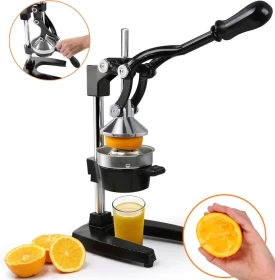 Manual Hand Press Fruit Juicer Metal Juice Squeezer