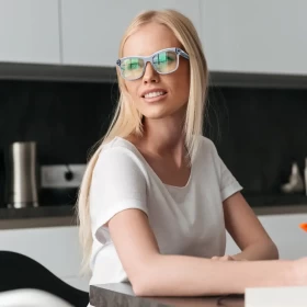 Porodo Lifestyle Prieto Anti-Blue Light Glasses – Blue