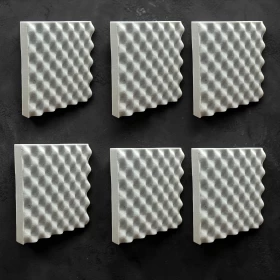 6 Pack Soundproof Premium Acoustic Foam Panels for Recording-Egg Crate-30x30cm