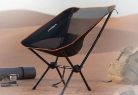 Porodo Lifestyle Mesh Fabric Comfort Camping Chair with Handy Storage Pouch