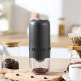 Portable USB Rechargeable Coffee Grinder – Electric Coffee Bean Grinder for Home & Travel