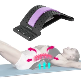 Adjustable Back Stretcher Lumbar Support Pain Relief Device