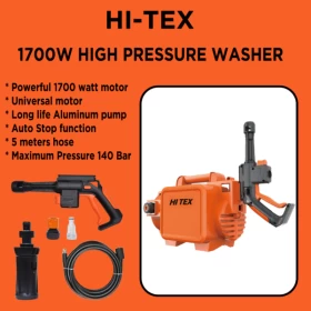 1700W Pressure Washer – 140 Bar High Pressure Cleaner