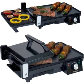 3-in-1 Electric Grill, Griddle & Panini Maker 2000W