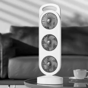 Portable Rechargeable Mini Triple Fan