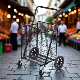 CRONY High-Quality Big Shopping Trolley With Wheels
