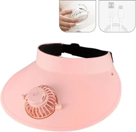Fun Hat for Women with USB Rechargeable Fan