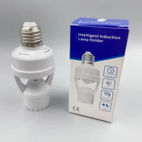 Intelligent Infrared Motion Sensor Lamp Holder – Auto ON/OFF Smart Bulb Socket