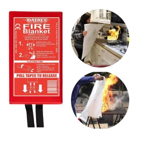 Fire Safety Blanket Fire Resistant Fiberglass Emergency Protection -1.2x1.2m
