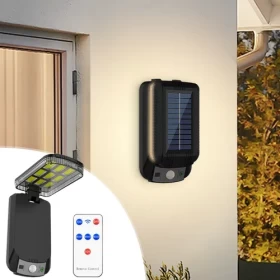 Solar Wall Light – Foldable Design Remote Control