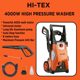 4000W Pressure Washer – 240 Bar Ultra High Pressure Cleaner
