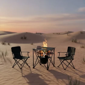 Porodo Lifestyle Outdoor Companion – Foldable Camping Table