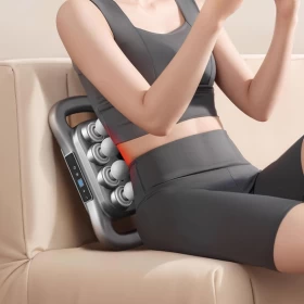 Rechargeable Massage Gun Portable Percussion Electric Muscle Massager with 9 Speeds