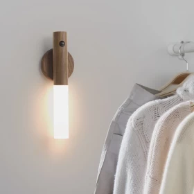 Elegant Rechargeable Magnetic Night Lamp with Smart Sensor