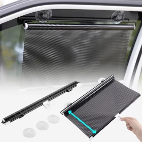 Car WindShield Retractable Sunshade Roller