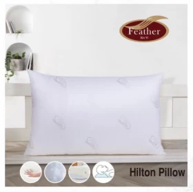 Feather Xin Yi Hilton Pillow – Hotel Luxury Comfort Soft, Fluffy & Breathable