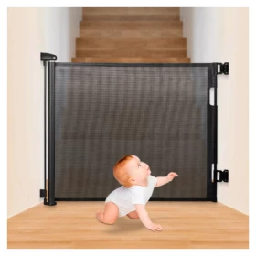 Retractable Child Safety Gate – Stair & Doorway Barrier