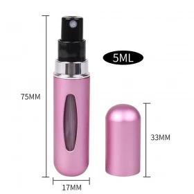 Mini Refillable Perfume Spray Bottle for Travel -5ml