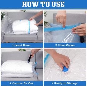 Vacuum Seal Bags with Pump-5 Bags