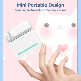 Portable Bluetooth Thermal Printer For Photos Notes Labels